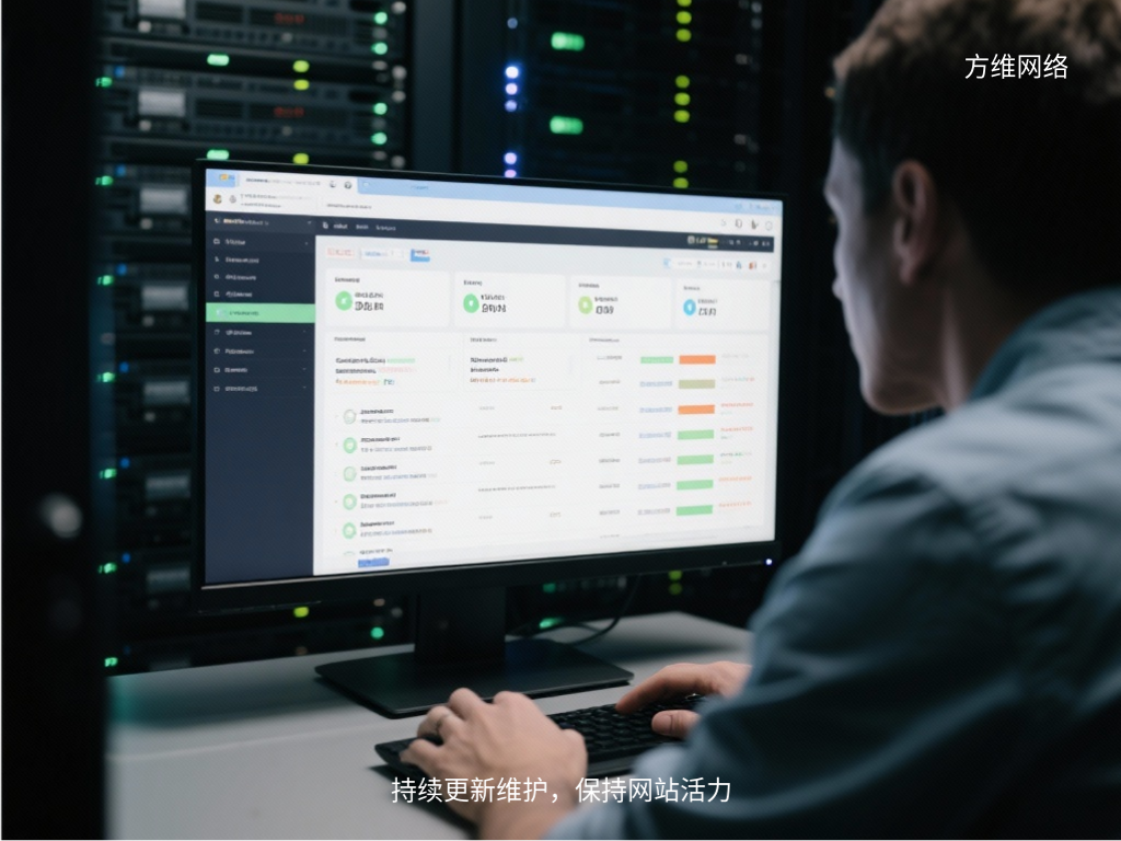 持续更新维护,保持网站活力
