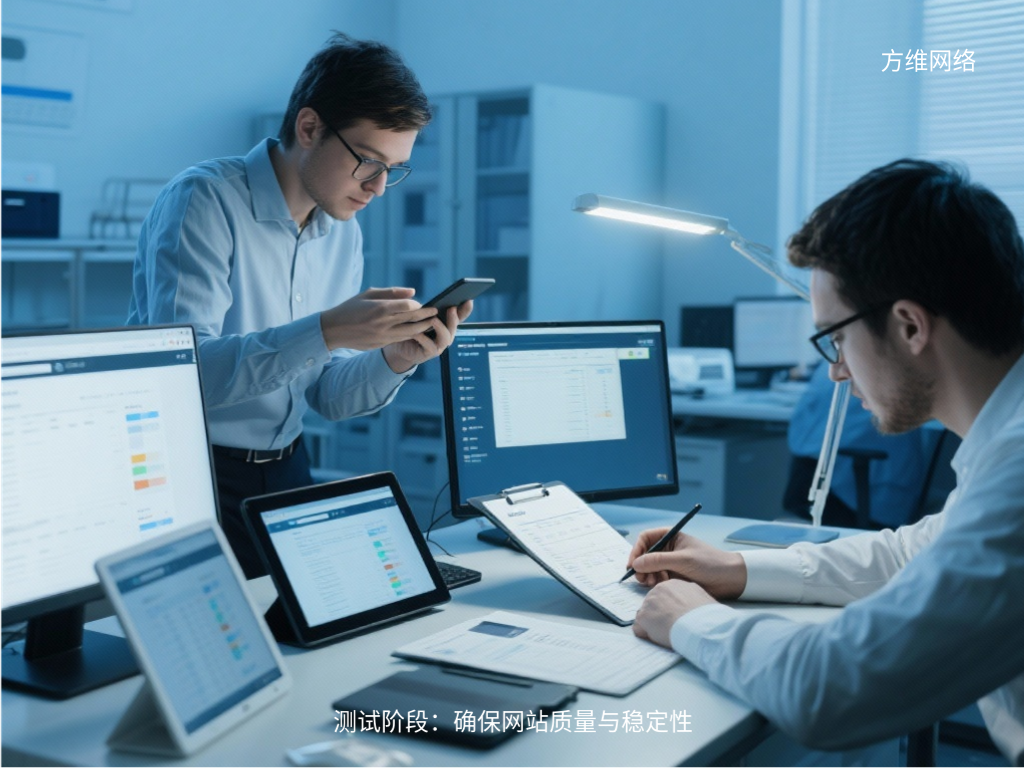 测试阶段：确保网站质量与稳定性