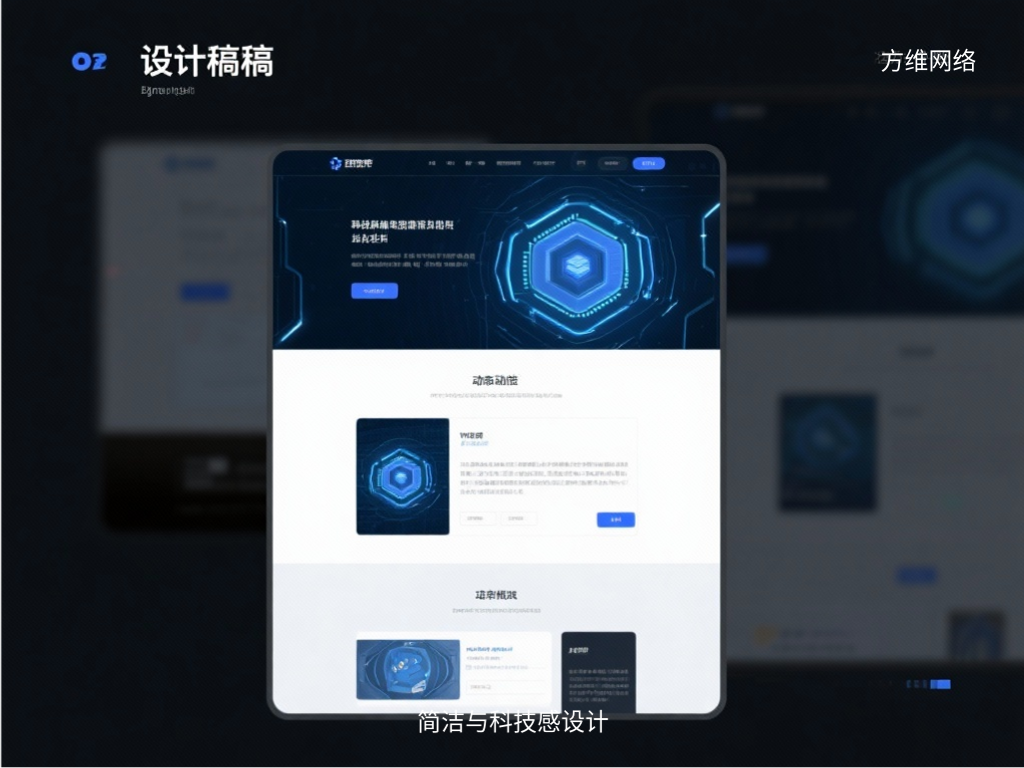 简洁与科技感设计