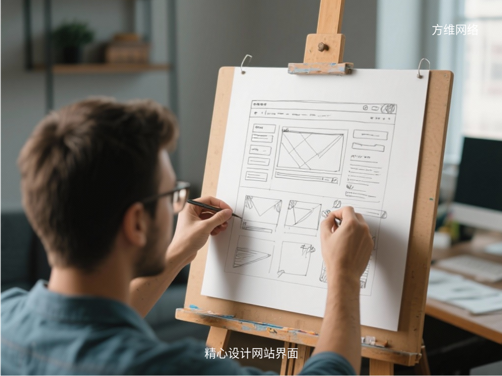 精心设计网站界面