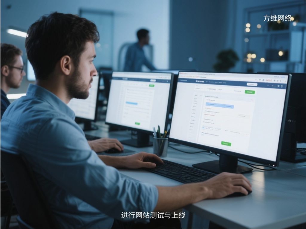 进行网站测试与上线