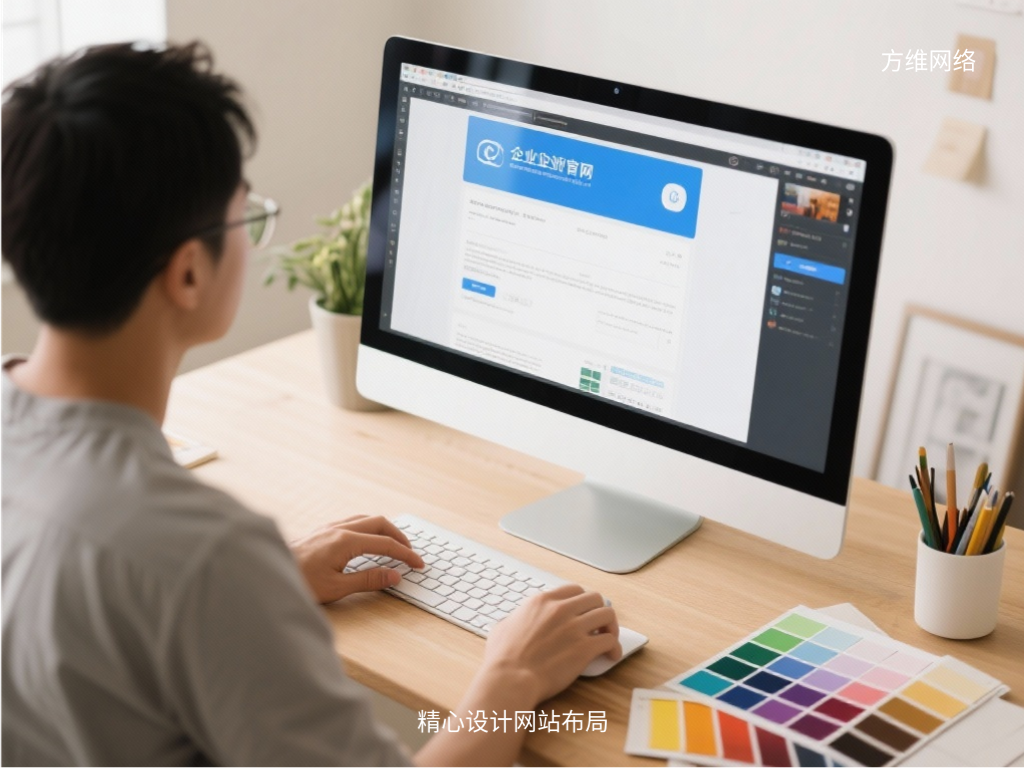 精心设计网站布局
