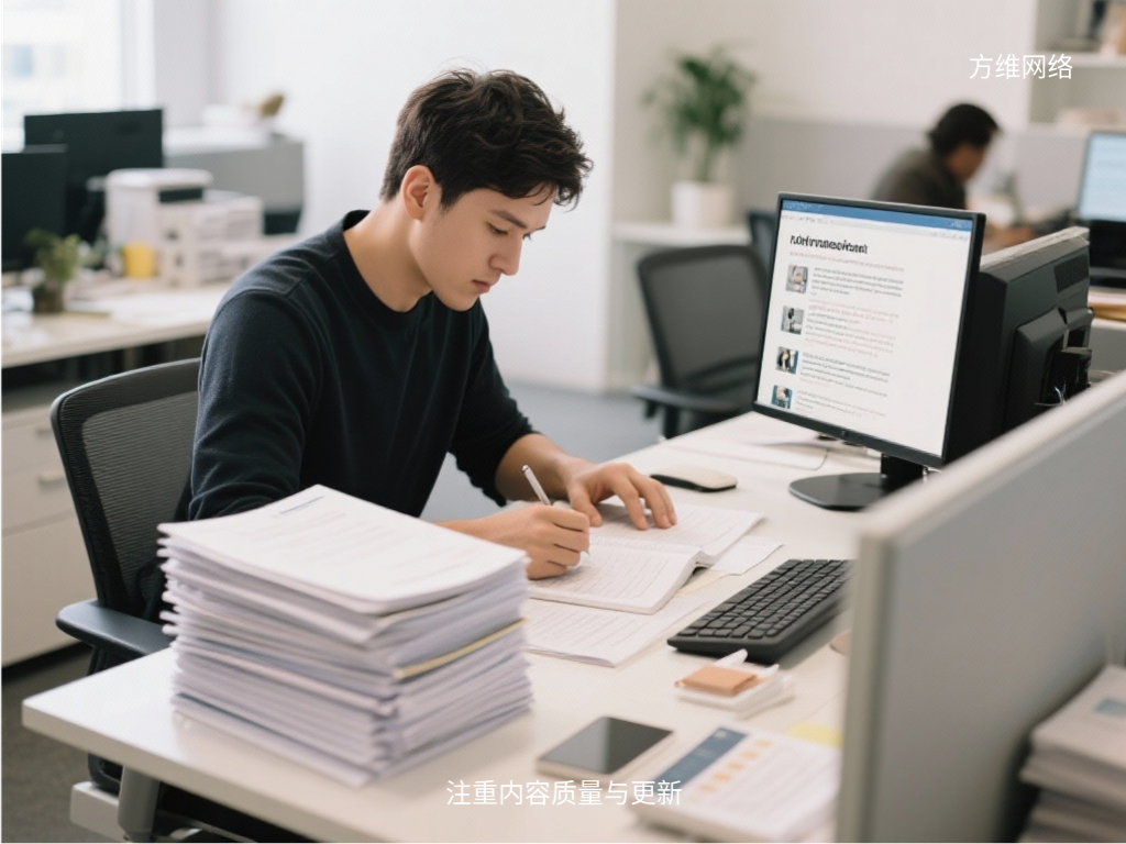 注重内容质量与更新