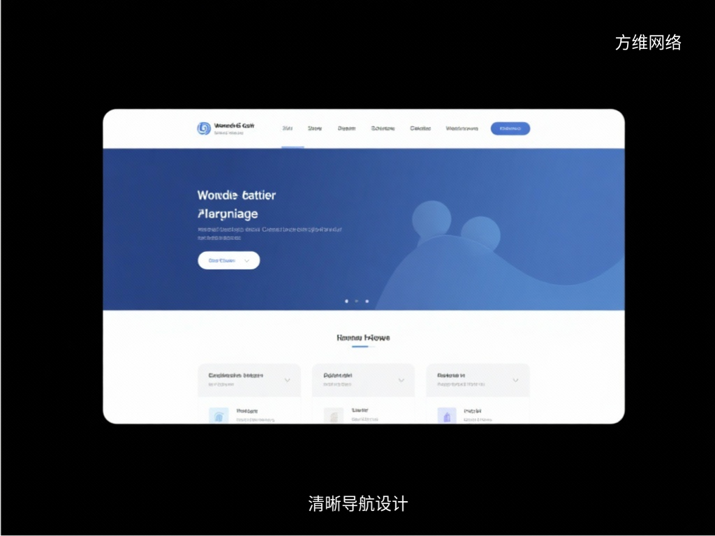 清晰导航设计