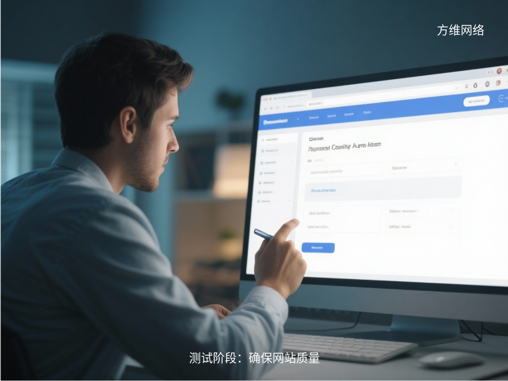 测试阶段：确保网站质量