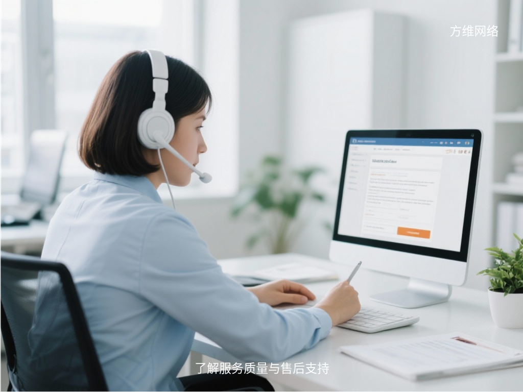 了解服务质量与售后支持