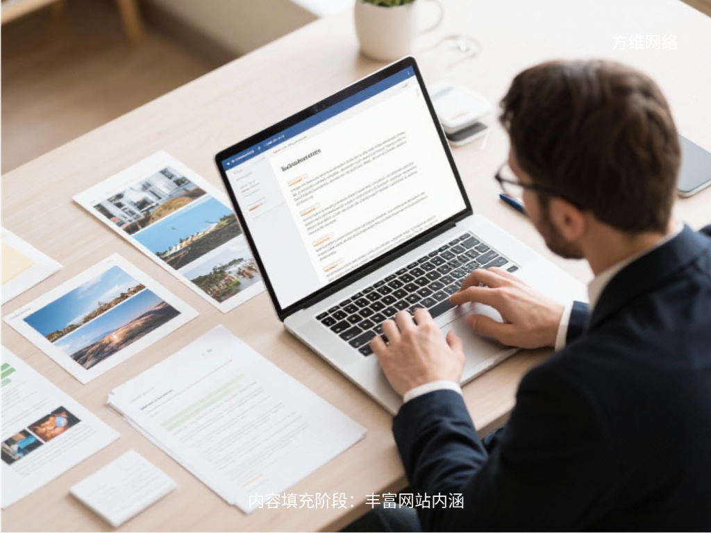 内容填充阶段:丰富网站内涵