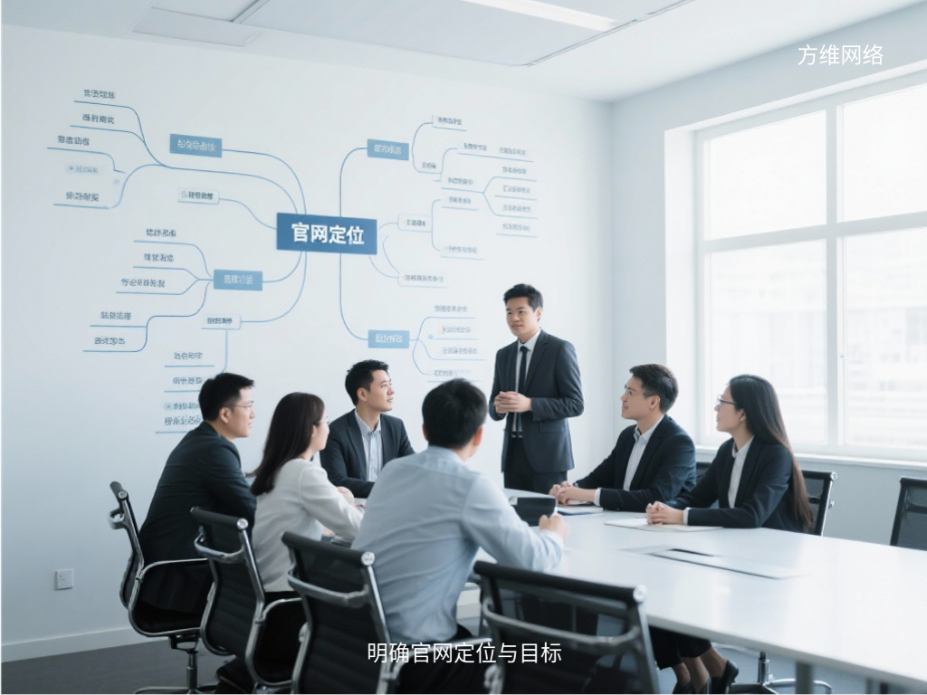 明确官网定位与目标