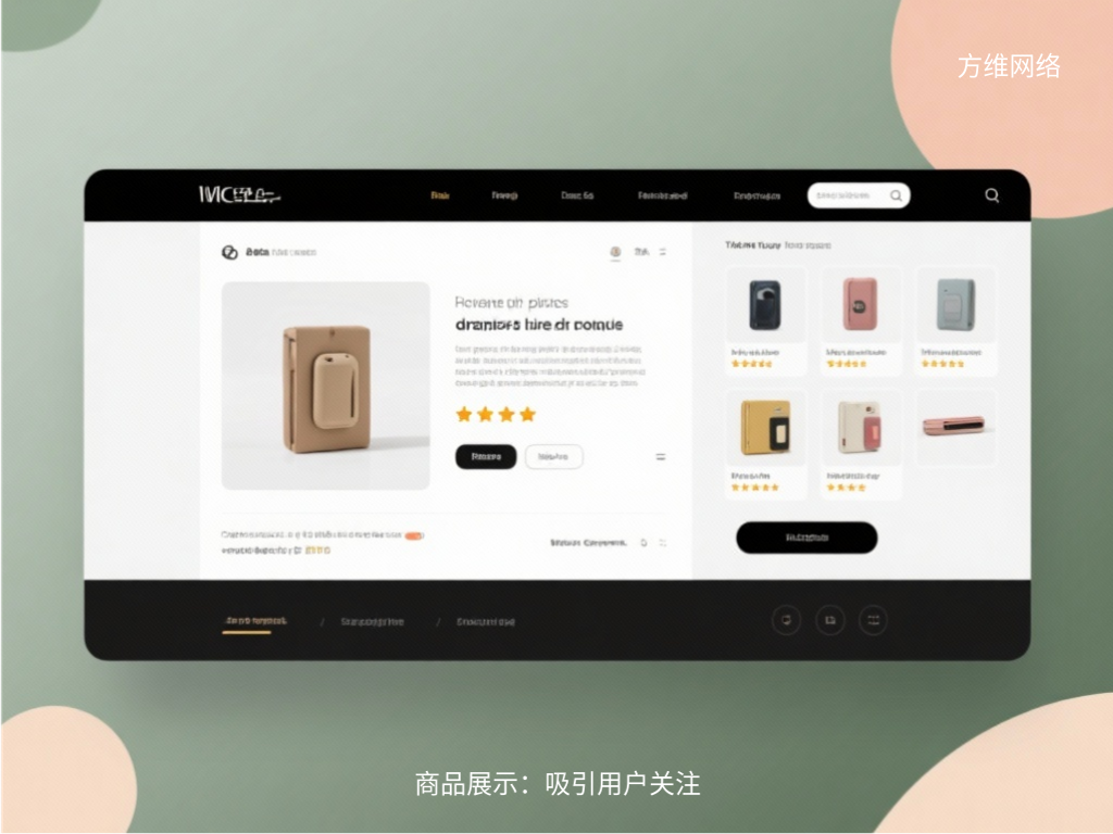 商品展示:吸引用户关注