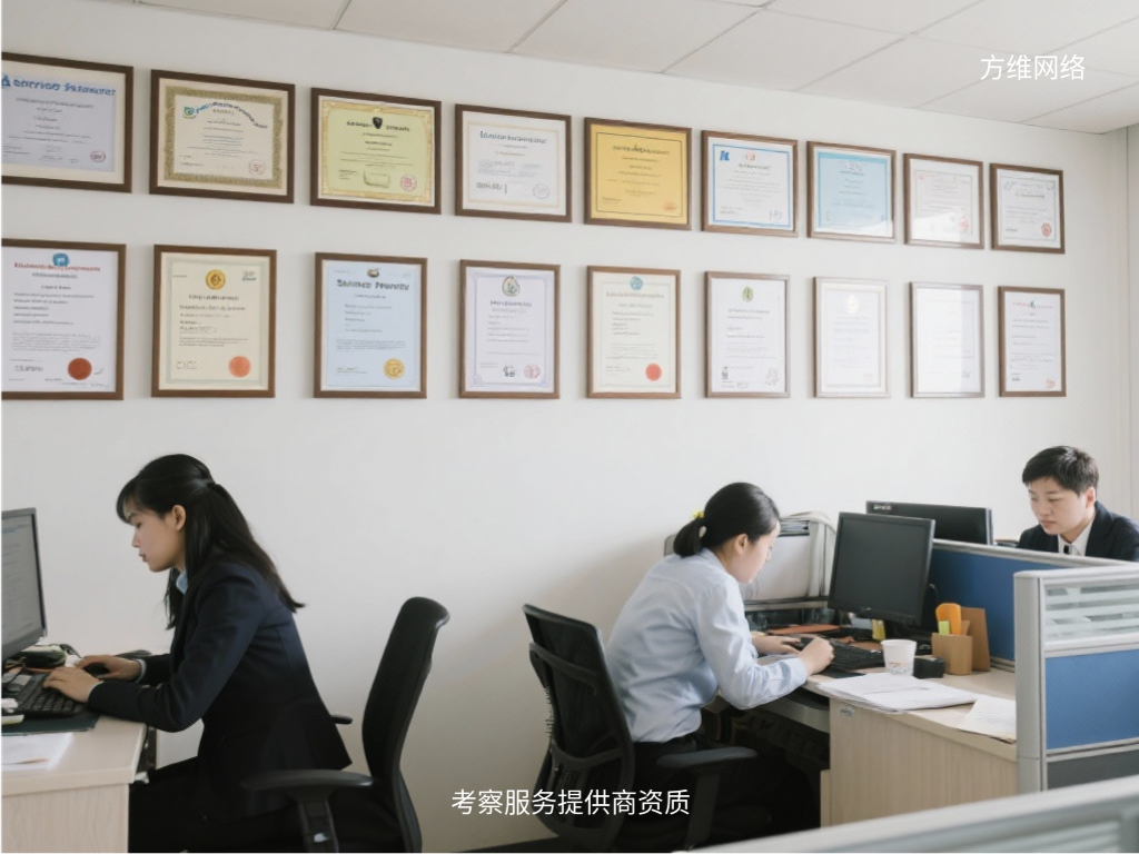 考察服务提供商资质