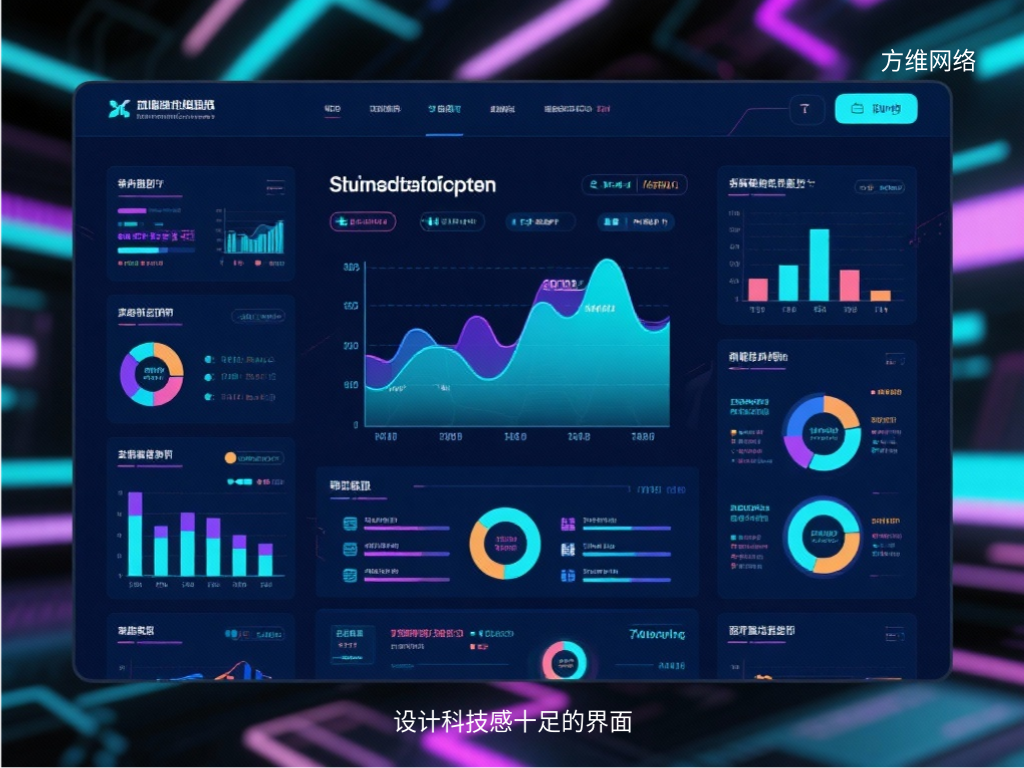 设计科技感十足的界面