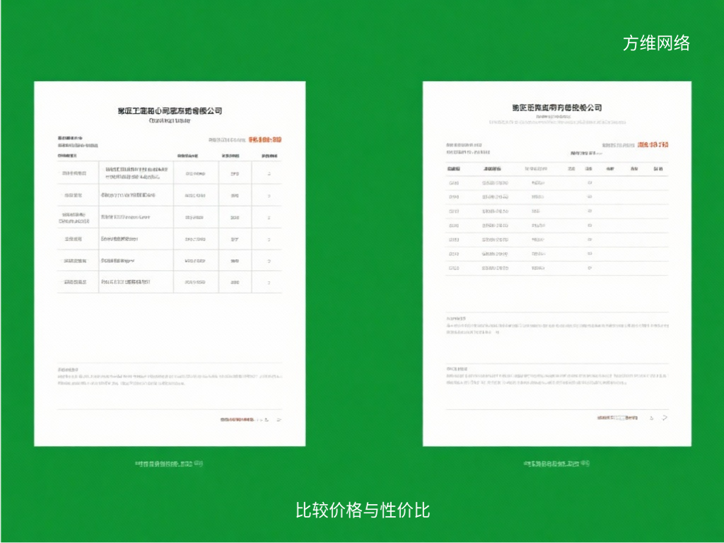 比较价格与性价比