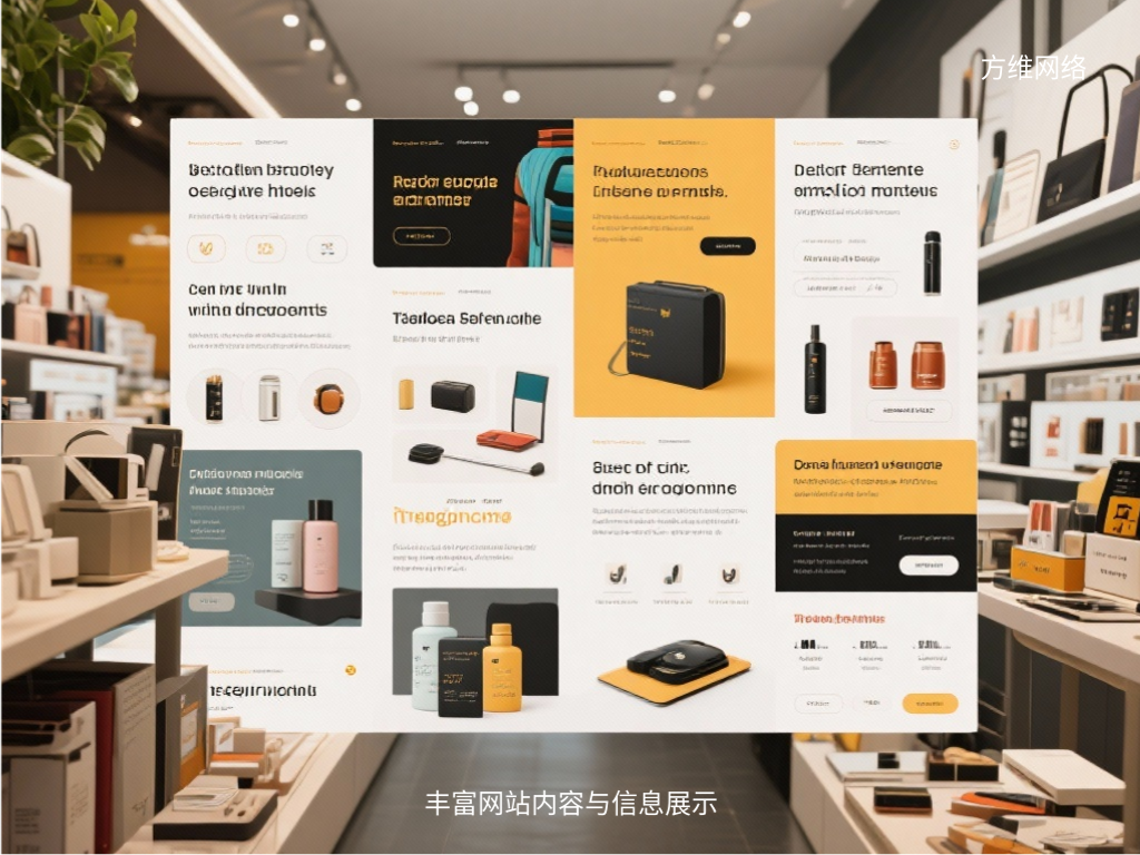 丰富网站内容与信息展示
