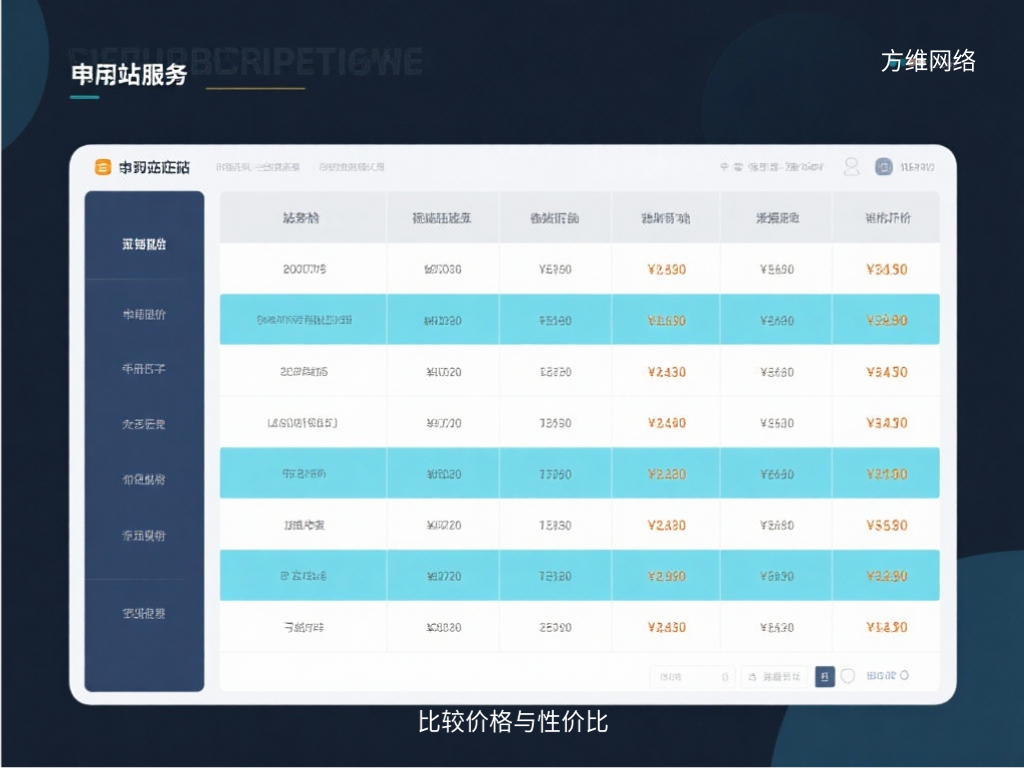 比较价格与性价比