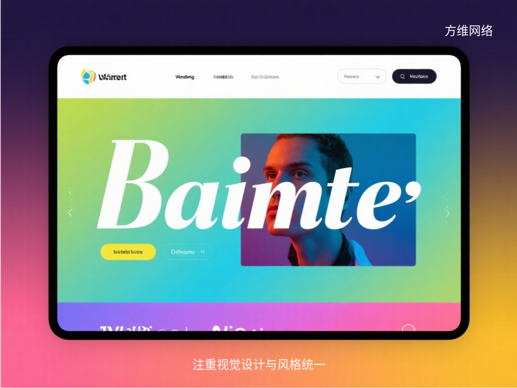 注重视觉设计与风格统一