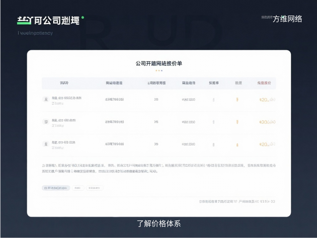 了解价格体系