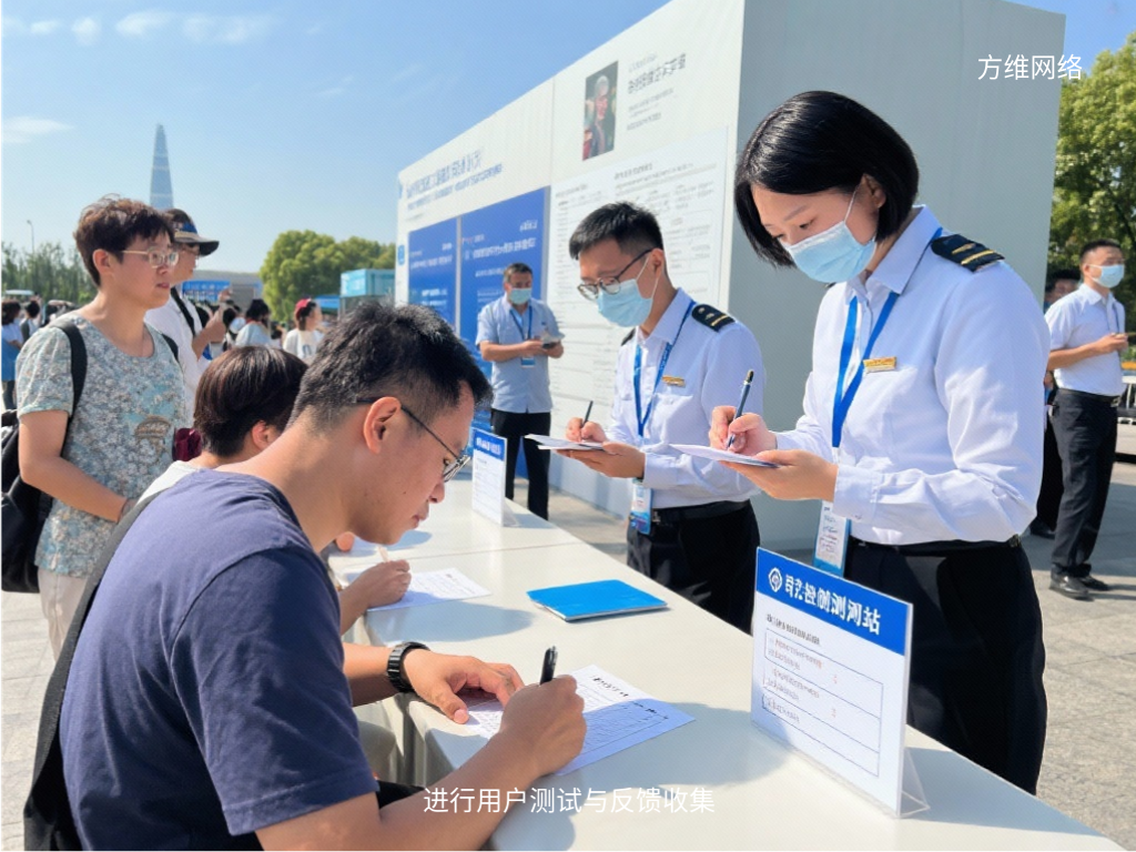 进行用户测试与反馈收集