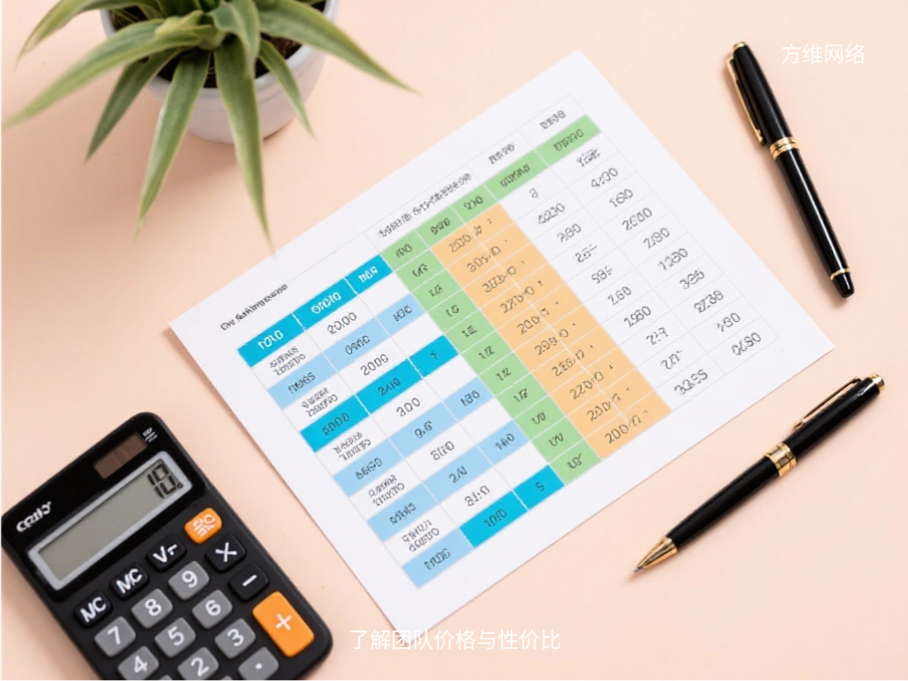 了解团队价格与性价比