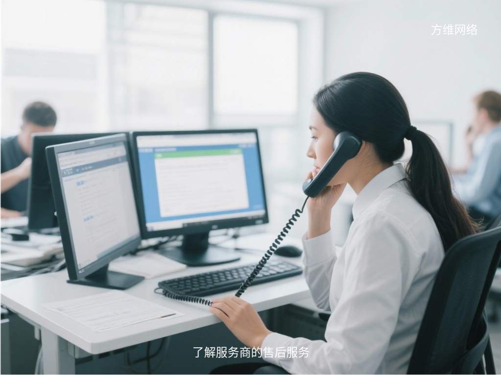 了解服务商的售后服务