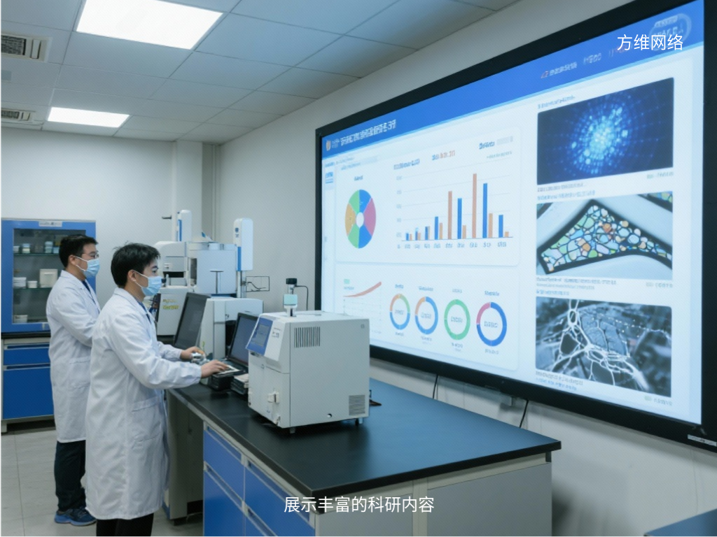 展示丰富的科研内容