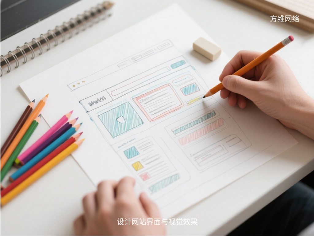 设计网站界面与视觉效果