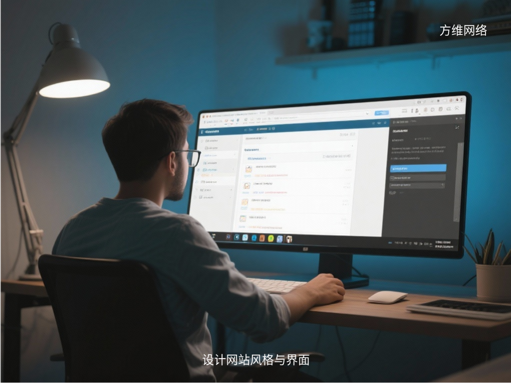 设计网站风格与界面