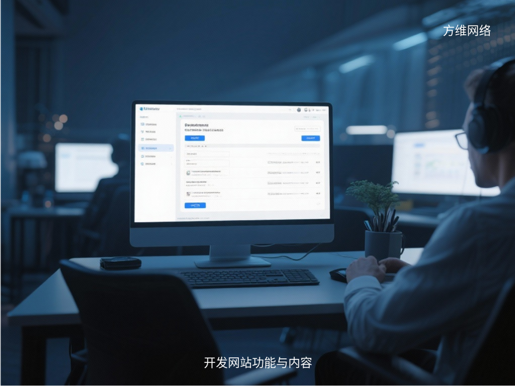 开发网站功能与内容
