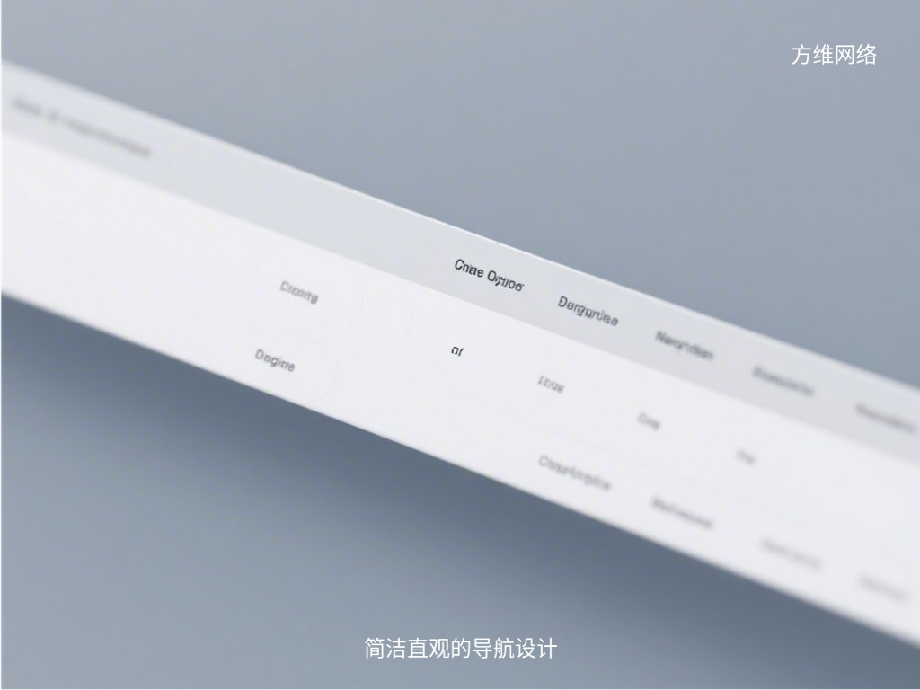 简洁直观的导航设计